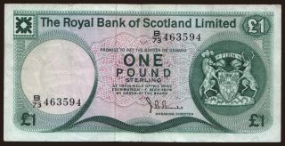 Royal Bank of Scotland, 1 pound, 1979
