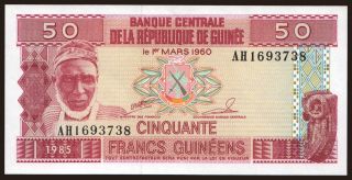 50 francs, 1985