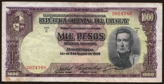 1000 pesos, 1939
