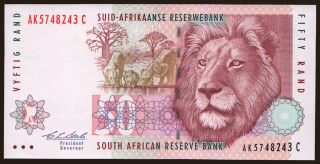 50 rand, 1992
