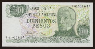 500 pesos, 1977, replacement