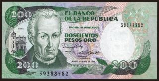 200 pesos, 1989