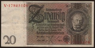 20 Reichsmark, 1929, X/V
