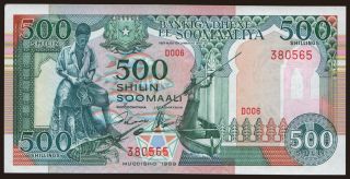 500 shilin, 1989