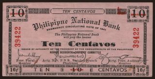 Negros Occidental, 10 centavos, 1941
