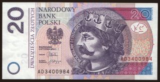 20 zlotych, 2012