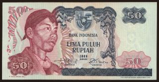 50 rupiah, 1968