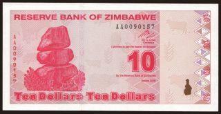 10 dollars, 2009