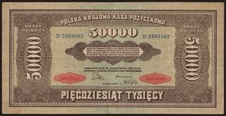 50.000 marek, 1922
