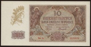 10 zlotych, 1940