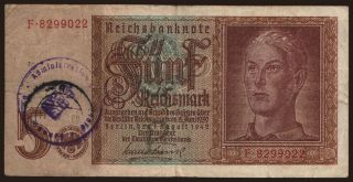 5 Reichsmark, 1942(44), Bettemburg