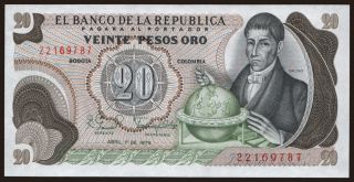 20 pesos, 1979