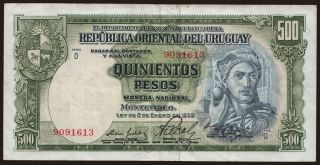 500 pesos, 1939