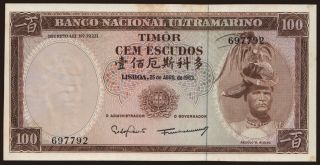 100 escudos, 1963