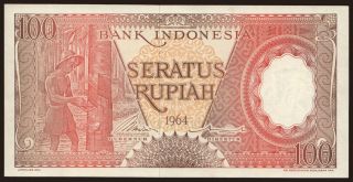100 rupiah, 1964