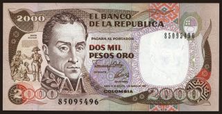 2000 pesos, 1992