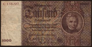 1000 Reichsmark, 1936, E/C