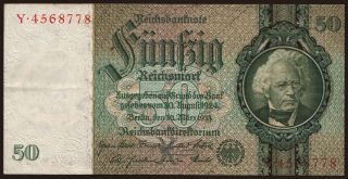 50 Reichsmark, 1933, X/Y