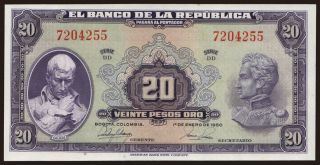 20 pesos, 1950
