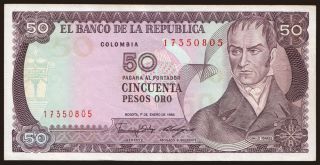 50 pesos, 1986