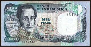 1000 pesos, 1995