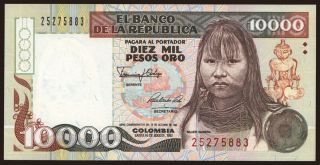 10.000 pesos, 1992