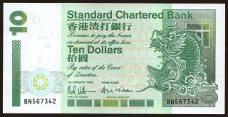 Standard Chartered Bank, 10 dollars, 1994