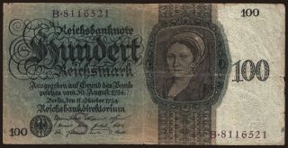 100 Reichsmark, 1924, S/B