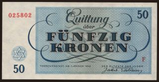 Theresienstadt, 50 Kronen, 1943