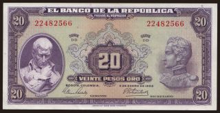20 pesos, 1963