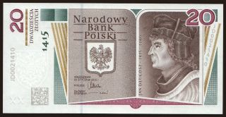 20 zlotych, 2015