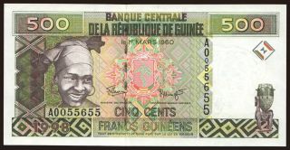 500 francs, 1998