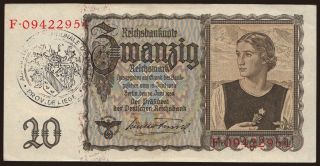 20 Reichsmark, 1939(44), Eynatten