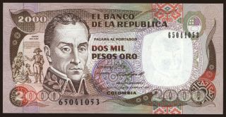 2000 pesos, 1988
