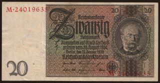 20 Reichsmark, 1929, Z/M