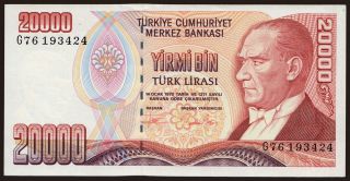 20.000 lira, 1995