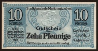Markneukirchen, 10 Pfennig, 1918