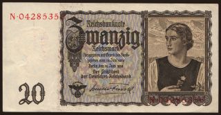 20 Reichsmark, 1939(44)