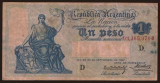 1 pesos, 1897(1925)