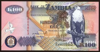 100 kwacha, 1992