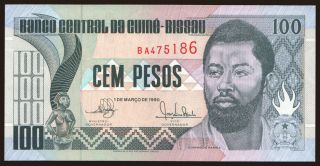 100 pesos, 1990