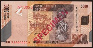 5000 francs, 2005, SPECIMEN