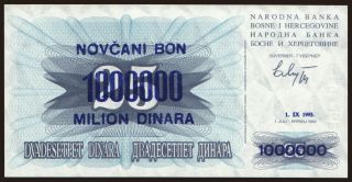 1.000.000 dinara, 1993
