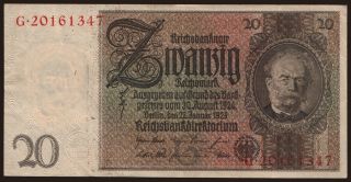 20 Reichsmark, 1929, G/G