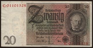 20 Reichsmark, 1929, L/C