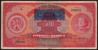 500 Ks, 1929(39)