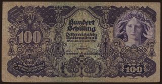 100 Schilling, 1927