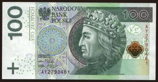 100 zlotych, 2012