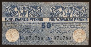 Bremerwörde, 50 Pfennig, 1920