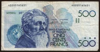500 francs, 1982
